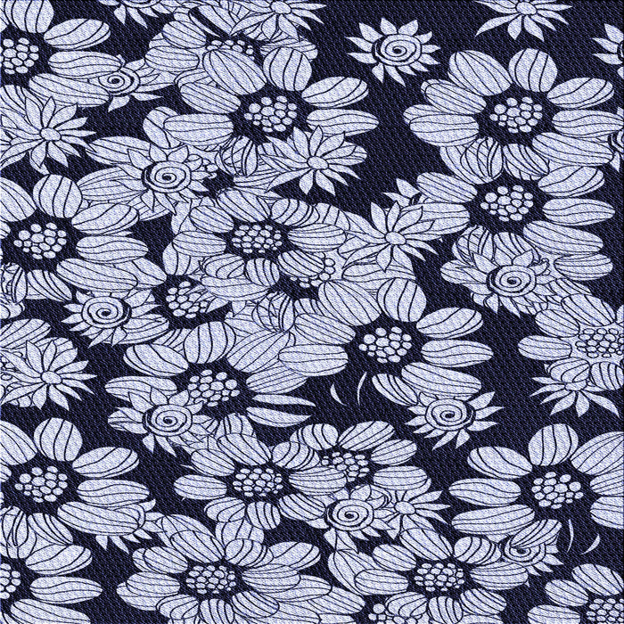 Round Machine Washable Transitional Midnight Blue Rug, wshpat1953blu
