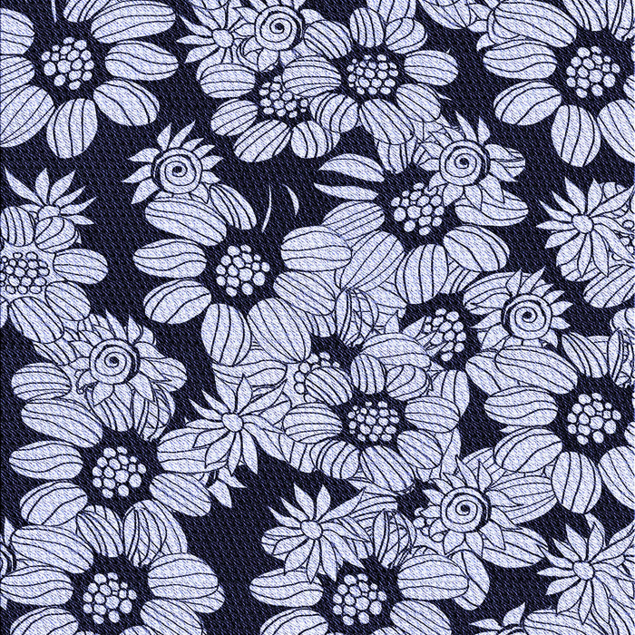 Patterned Midnight Blue Rug, pat1953blu