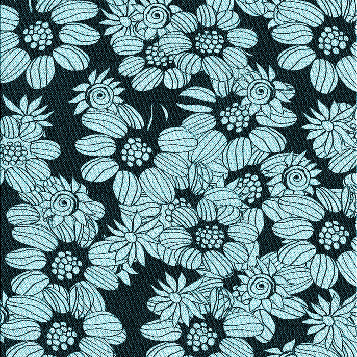 Machine Washable Transitional Blue Rug, wshpat1953lblu