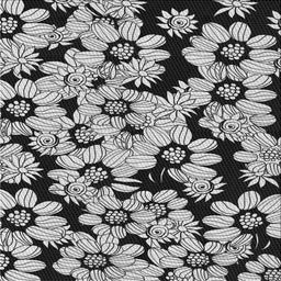 Sideview of Machine Washable Transitional Charcoal Black Rug, wshpat1953