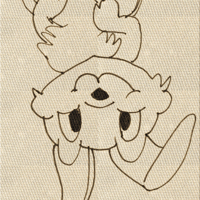 Patterned Moccasin Beige Rug, pat1954brn