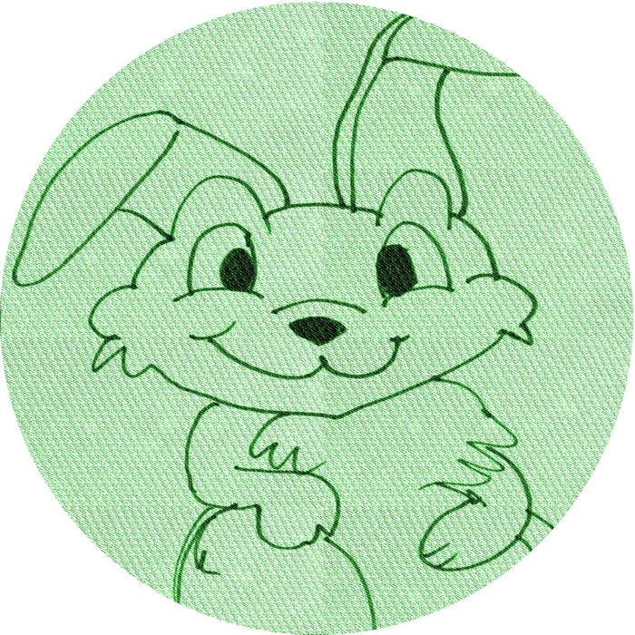 Square Patterned Mint Green Rug, pat1954grn