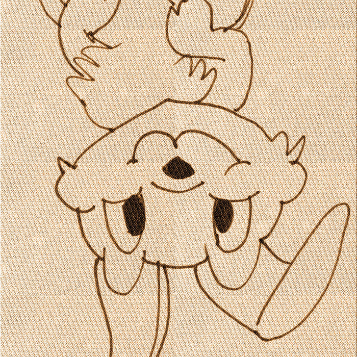 Patterned Brown Sand Brown Rug, pat1954org