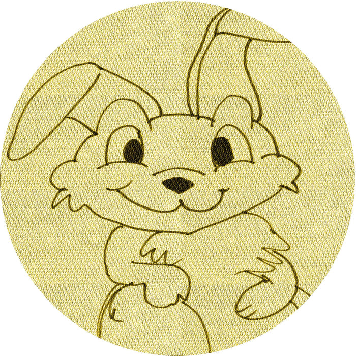 Square Machine Washable Transitional Sun Yellow Rug in a Living Room, wshpat1954yw