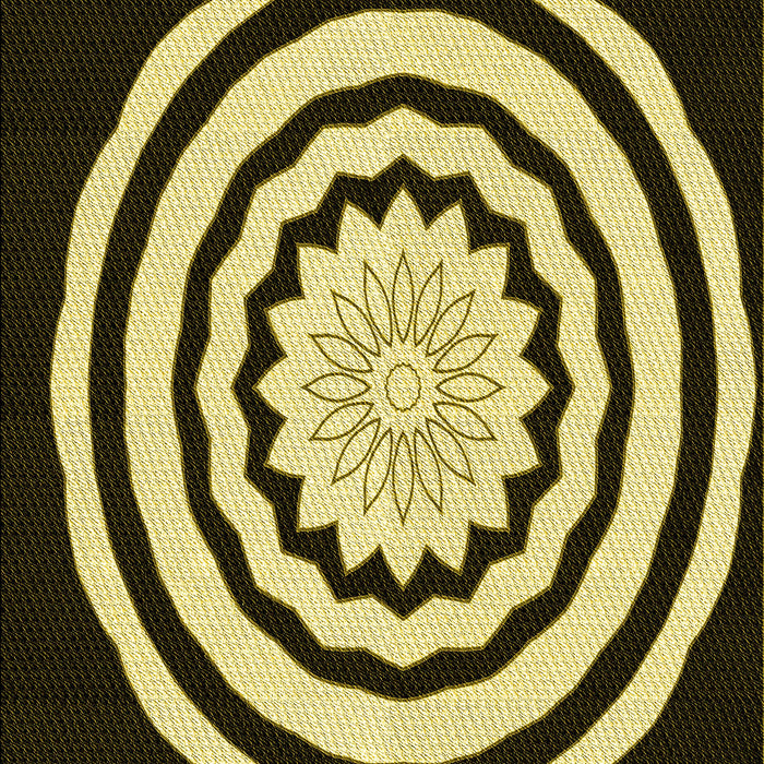 Machine Washable Transitional Metallic Gold Rug, wshpat1955yw