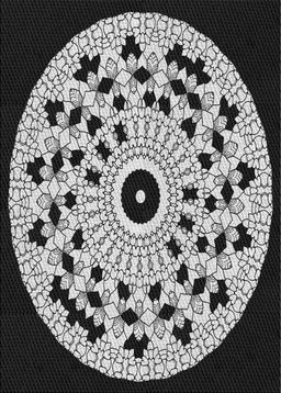 Patterned Mid Gray Novelty Rug, pat1956