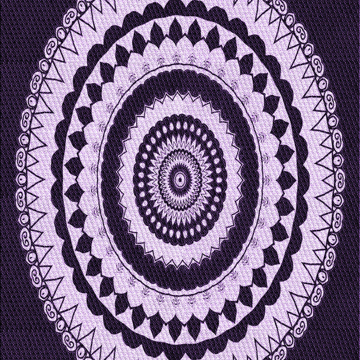 Patterned Bright Lilac Purple Rug, pat1957pur