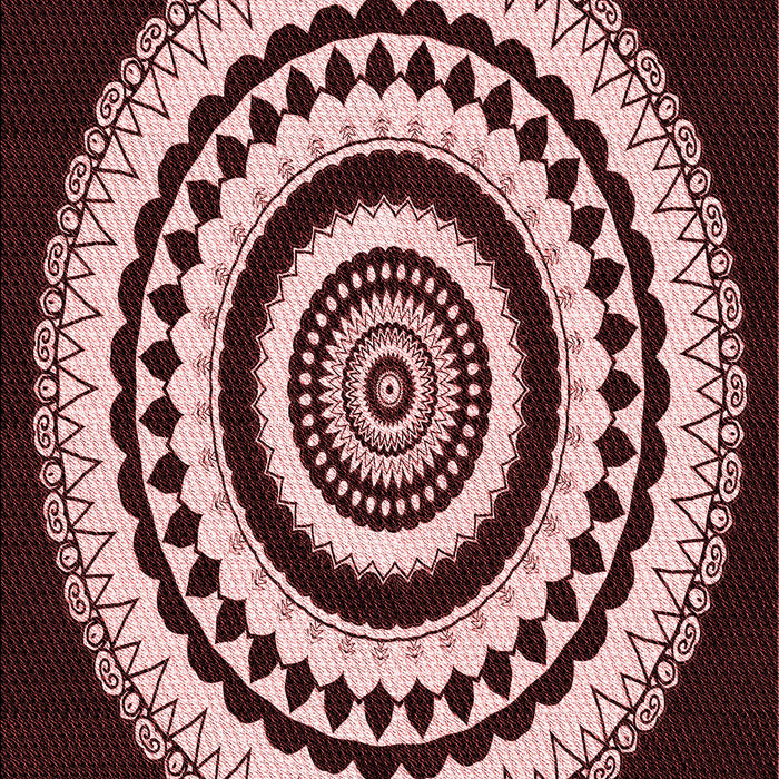 Machine Washable Transitional Chocolate Brown Rug, wshpat1957rd