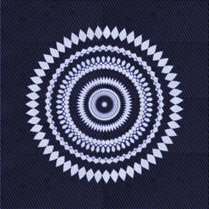 Round Machine Washable Transitional Periwinkle Purple Rug, wshpat1958blu