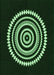 Patterned Green Rug, pat1958grn