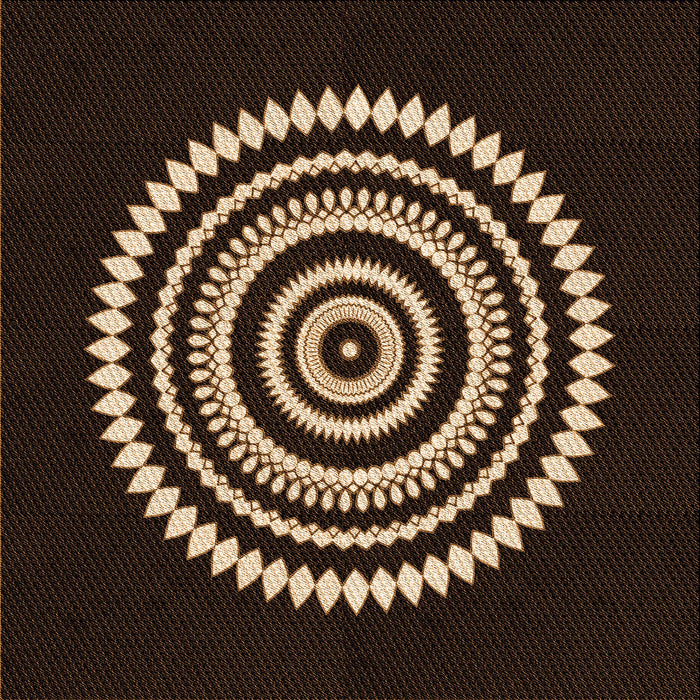 Round Machine Washable Transitional Midnight Gray Rug, wshpat1958org