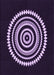 Patterned Deep Purple Rug, pat1958pur