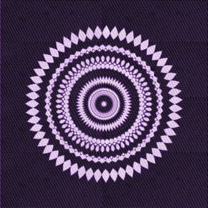 Round Machine Washable Transitional Deep Purple Rug, wshpat1958pur