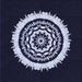 Round Machine Washable Transitional Periwinkle Purple Rug, wshpat1959blu