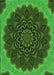 Machine Washable Transitional Deep Emerald Green Rug, wshpat196grn