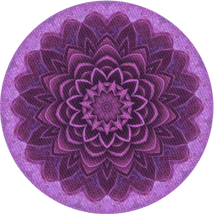 Square Patterned Purple Rug, pat196pur