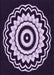 Patterned Deep Purple Rug, pat1960pur