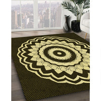 Patterned Midnight Gray Rug, pat1960yw