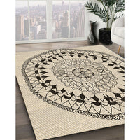 Patterned Brown Rug, pat1962brn