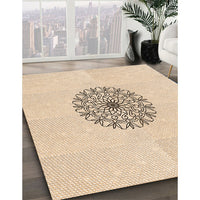 Patterned Moccasin Beige Rug, pat1965org