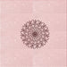 Round Patterned Light Coral Pink Rug, pat1965rd