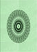Patterned Mint Green Rug, pat1966grn