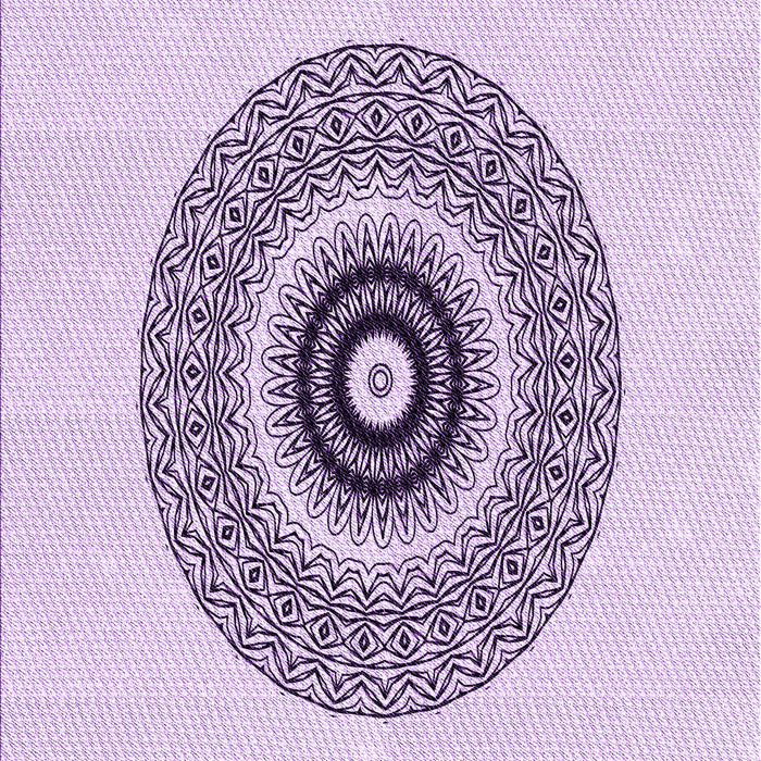 Machine Washable Transitional Lilac Purple Rug, wshpat1966pur