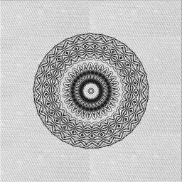 Sideview of Machine Washable Transitional White Smoke Rug, wshpat1966