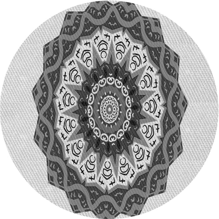 Square Machine Washable Transitional Gray Rug in a Living Room, wshpat1967gry