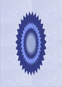 Machine Washable Transitional Lavender Blue Rug, wshpat1968blu