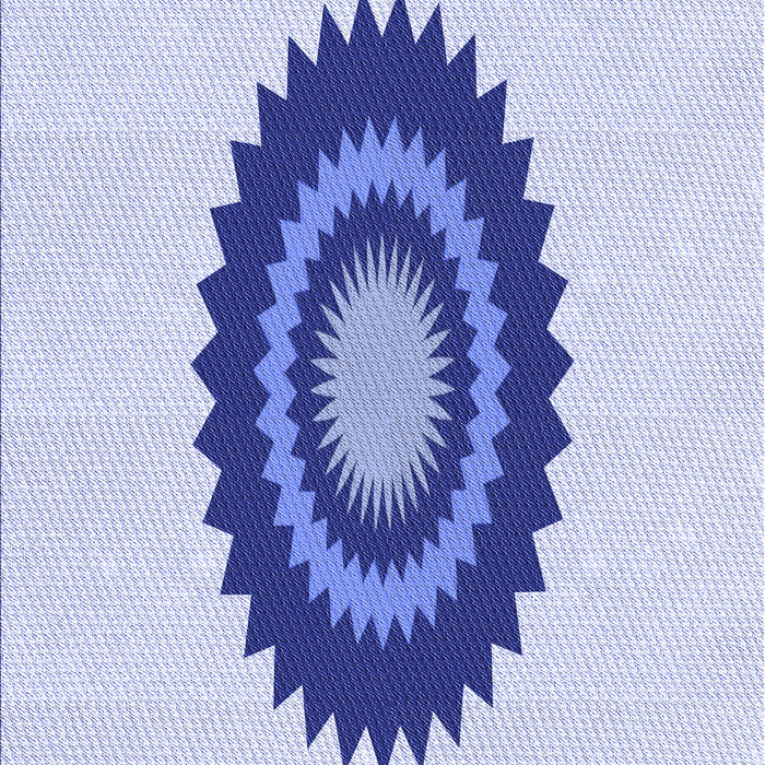 Patterned Lavender Blue Rug, pat1968blu