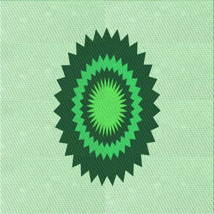 Round Machine Washable Transitional Light Green Rug, wshpat1968grn