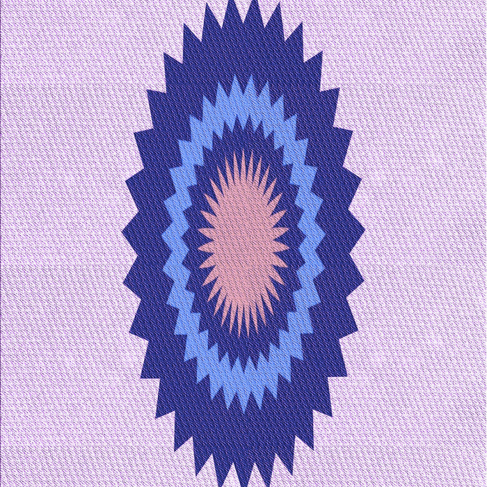 Patterned Purple Rug, pat1968pur