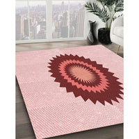 Patterned Red Rug, pat1968rd