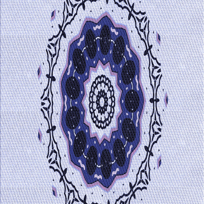 Machine Washable Transitional Lavender Blue Rug, wshpat1969blu