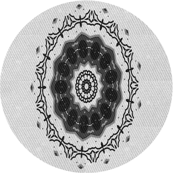 Square Machine Washable Transitional Platinum Gray Rug in a Living Room, wshpat1969gry