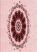 Patterned Light Rose Pink Rug, pat1969rd