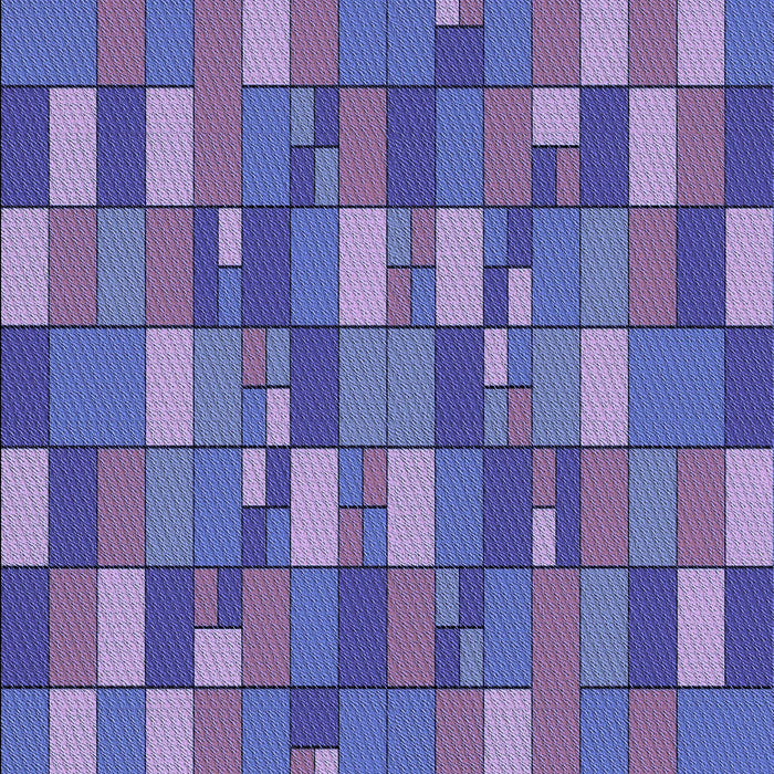 Patterned Amethyst Purple Rug, pat197blu