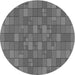 Square Patterned Gray Rug, pat197gry