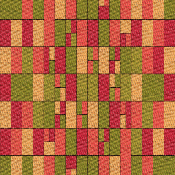 Patterned Caramel Brown Rug, pat197org