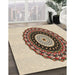 Machine Washable Transitional Vanilla Gold Rug in a Family Room, wshpat1970brn