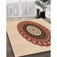 Patterned Golden Blonde Gold Rug, pat1970org