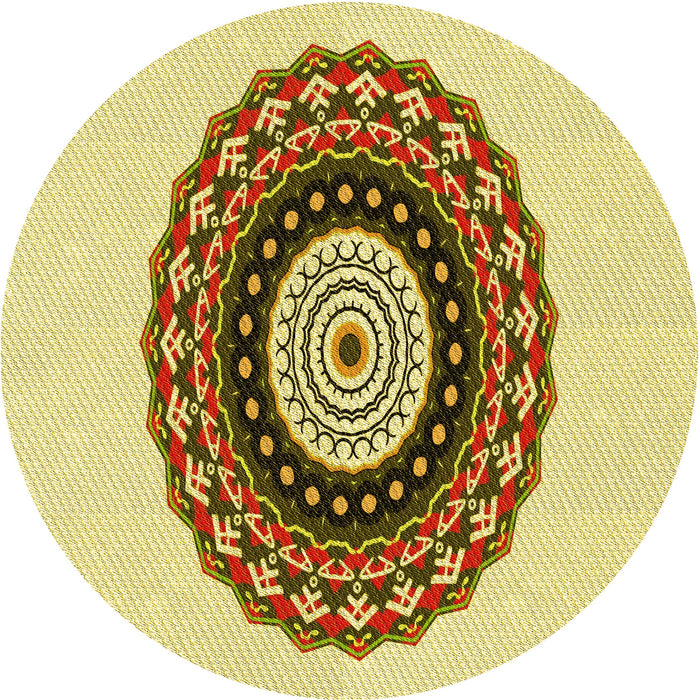 Square Machine Washable Transitional Dark Bisque Brown Rug in a Living Room, wshpat1970yw