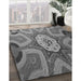 Patterned Gunmetal Gray Rug in Family Room, pat1971gry