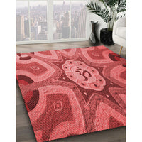 Patterned Red Rug, pat1971rd