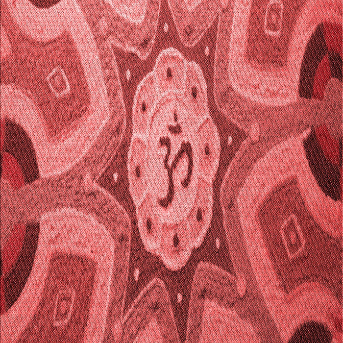 Patterned Red Rug, pat1971rd
