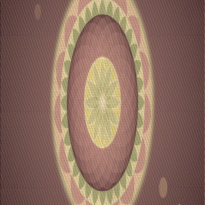 Patterned Sepia Brown Rug, pat1972brn