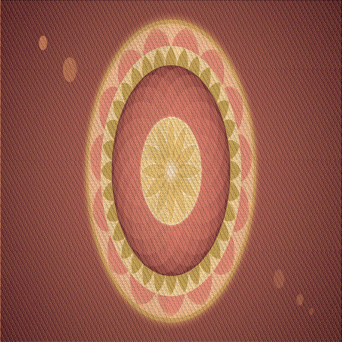 Round Machine Washable Transitional Orange Rug, wshpat1972org