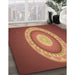 Machine Washable Transitional Orange Rug in a Family Room, wshpat1972org