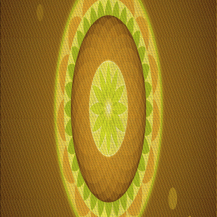 Patterned Saddle Brown Rug, pat1972yw